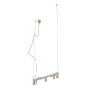Lampa wisząca beżowa belka z tubami FOURTY LINE LED 900 Nowodvorski 12297