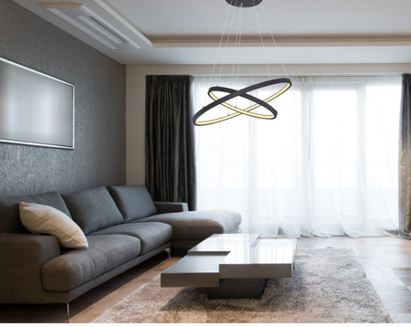 Lampa wisząca RALPH BLACK LED Globo 67192-42B