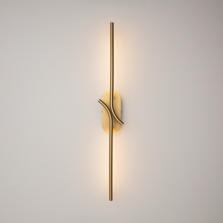 Mosiężny kinkiet LED dekoracja świetlna ściany Renaissance MOD256WL-L5BS3K1 Maytoni