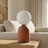 Geometryczna lampka nocna z kulistym kloszem KONI Kaja Lighting K-5973