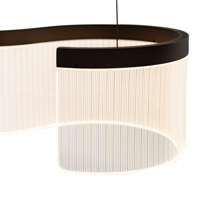 Lampa wisząca NOTAR 100cm LED w kolorze kawowym Italux PND-59078-31W-3K