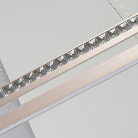 Ściemnialna owalna lampa wisząca LED CAMELIA 100 OVAL 3-STEP DIMM GO 3000K AZZARDO AZ6771