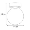 Lampa sufitowa K-5366 z serii PIRO Kaja Lighting