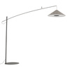 Designerska lampa łukowa – cienki pałąk i duży, stożkowy abażur 1xE27POISE A Nowodvorski 11767