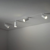 Lampa sufitowa biała listwa podtynkowa 4 ruchome tuby AMIS WHITE 4xGU10 Tk Lighting 10813
