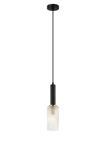 Lampa wisząca PEROLA Italux PND-43309-1 BK+BR