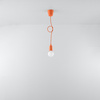 Lampa wisząca DIEGO 1 pomarańczowy Sollux SL.0584