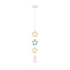 STARS LAMPA WISZĄCA 1X20W E27 IQ KIDS ZŁOTY+NIEBIESKI Candellux 31-12012
