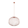 Druciana lampa wisząca 58cm w ceglastym kolorze SPHERA M BRICK 1xGX53 Tk Lighting 11305