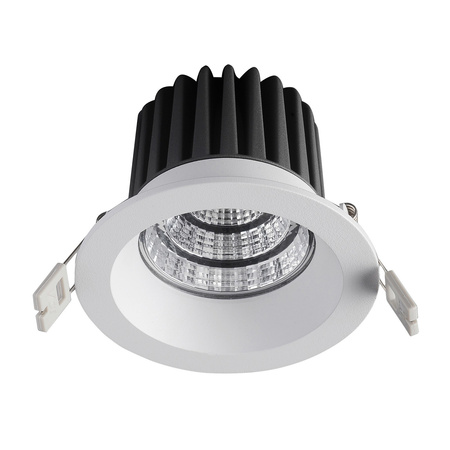 Biała lampa sufitowa do wbudowania Tengo okrągła LED Italux TS01136 24W 2640LM 3000K S.WH
