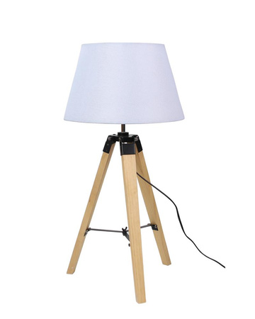 LUGANO LAMPA GABINETOWA 1X60W E27 BEŻOWY + ABAŻUR O TYM SAMYM INDEKSIE Candellux 41-31136