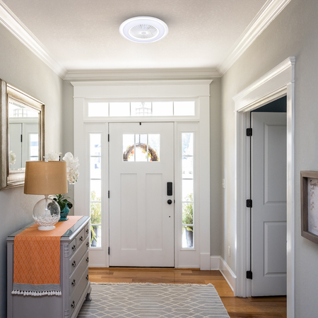 Lampowentylator Zephyr Biały 48W LED+ PILOT Milagro ML1516