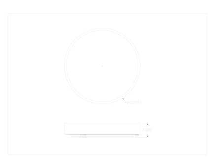 Lampa sufitowa NADI LED Zuma Line MS724-R400-AB