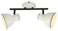 ZUMBA LAMPA SUFITOWA LISTWA 2X40W E14 BIAŁĀY+CZARNY Candellux 92-72139