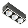 Oprawa podtynkowa Vertico Triple 4000K potrójna regulowana LED Italux GL7108-3/3X18W 4000K WH+BL