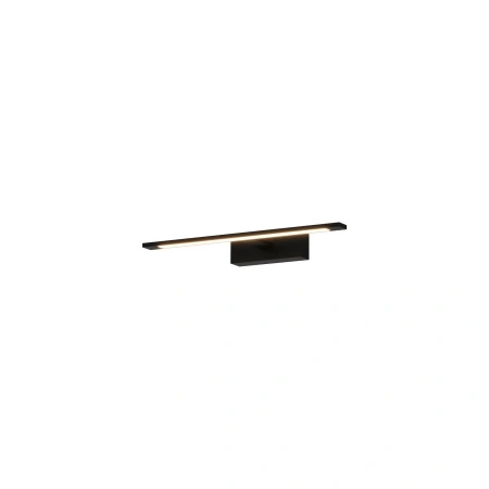 Czarny kinkiet łazienkowy 41,5cm nad lustro Elgidia LED 3500K IP44 WL0122-S-BK Yaskr