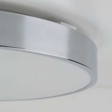 Plafon LED 40cm VELIS CHROME 30W IP54 Tk Lighting 18286