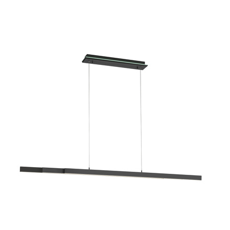 Lampa wisząca rozsuwana w kolorze antracytowym LED Q-ARIAN 2569-13 sterowana pilotem