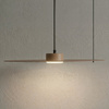 Lampa wisząca geometryczny metalowy cienki dysk w kolorze taupe z regulacją kąta zawieszenia PIATTO 1xGX53 fi 450mm Milagro MLP2914