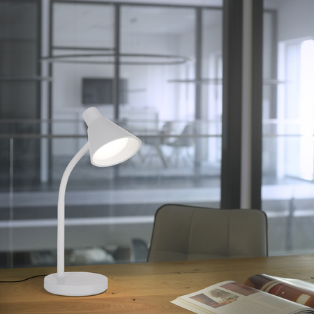 Lampka biurkowa biała PIXIE LED 3000K Just Light 11248-16