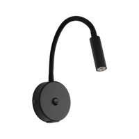 LAGOS BLACK KINKIET 1 USB TK Lighting 10200