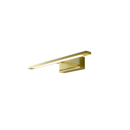 Złoty kinkiet łazienkowy 41,5cm nad lustro Elgidia LED 3500K WL0122-S-GD Yaskr