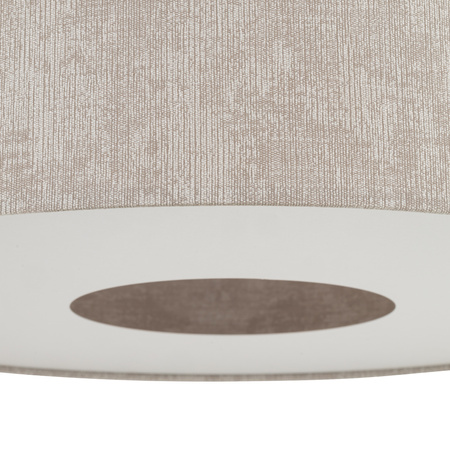Lampa wisząca z jedwabistej szarej tkaniny 50cm 1xE27 CEDRO M Nowodvorski 11665