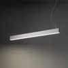 Biała podłużna lampa wisząca liniowa 120cm wybór barwy światła LUXE WHITE CCT Tk Lighting 18174