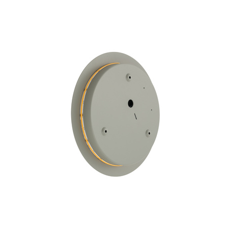 Kinkiet LED metalowe koło 25cm w kolorze szałwiowym podświetlające ściane RING LED M 3000K Nowodvorski 12662