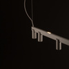 Lampa wisząca podłużna beżowa 150cm z dodatkowym podświetleniem  FOURTY LINE LED VII Nowodvorski 12294