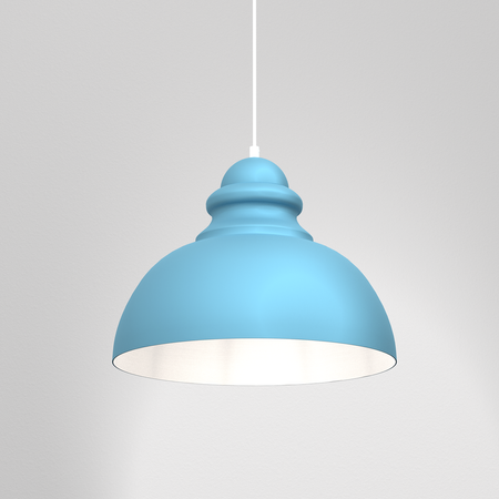 Lampa wisząca CORIN BLUE 1xE27 Milagro MLP7982