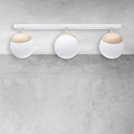 Lampa sufitowa SFERA WOOD 3xE14 Milagro MLP5427