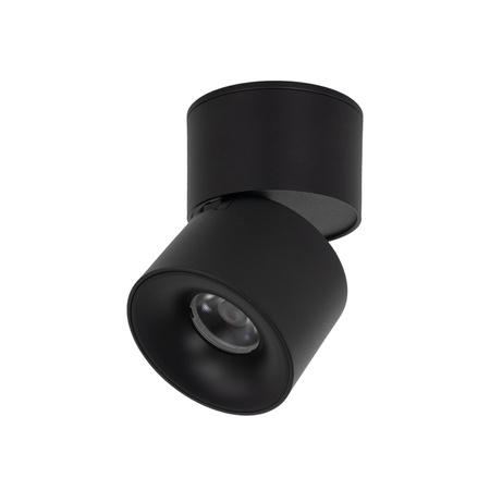 Czarna oprawa natynkowa ruchoma tuba LED 3000K SPARK BLACK 10W Tk Lighting 18146
