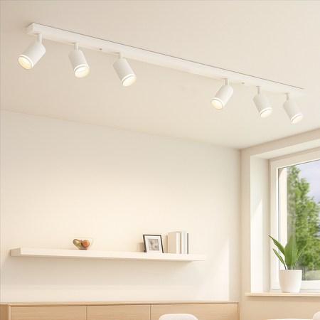 Oprawa Pipe Ring Spot Biały 6xGU10 Milagro ML2076