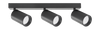 Lampa sufitowa trzy ruchome czarne reflektory 3xGU10 WADE GU10 Zuma Line OB-2202BD-3-BK