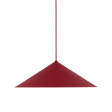 Lampa wisząca burgudnowy stożek o średnicy 50cm LUME L BURGUND 1XGX53 Tk Lighting 11697