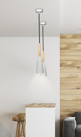 LAMPA WISZĄCA TROSA 1 BIAŁY Candellux 50101265