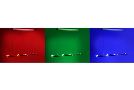Lampa wisząca OPTI LED RGBW Leuchten Direkt 12470-55 sterowany pilotem kolory funkcja smart