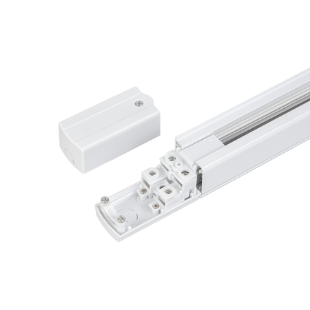 Prowadnica Track Biały 3-Obwodowy 1m + Zasilanie Milagro ML2133