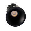 Czarne oczko sufitowe MIRT IP65 8W 4000K BK AZZARDO AZ7096