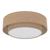 Lampa sufitowa z podwójnym abażurem z juty CALISTO JUTA 500 4xE27 Tk Lighting 11046