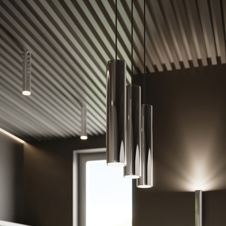 Lampa Wisząca LAGOS 1 chrom Sollux SL.1204