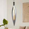 Lampa wisząca szklana bezbarwny klosz w kształcie wydłużonej kropli NORDIC 1xG9 Candellux Studio 31-51349