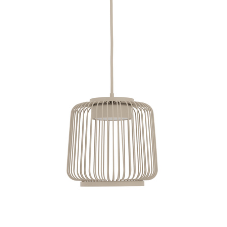 Lampa wisząca z cylindrycznym ażurowym beżowym kloszem 1xGX53 KENAI A Nowodvorski 12217
