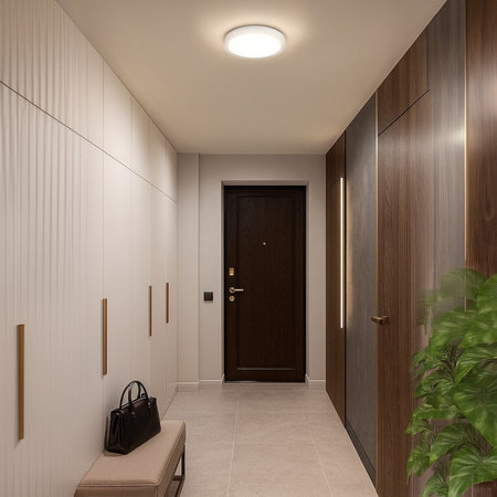 Plafon z neutralną barwą światła 4000K 38cm VIGO 24W LED Milagro ML1839