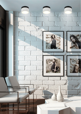 LAMPA SUFITOWA TUBA 9W LED 4000K BIAŁY+CZARNY ŚR. 8,8 CM Candellux 2273631