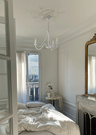 Lampa wisząca biała BARTEZ II Kaja K-3995