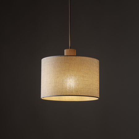 Lampa wisząca abażur 30cm LEN VIGA SHADE SOSNA 1xE27 Tk Lighting 11799