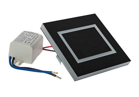 Oprawa schodowa czarna EVRA 3000K LED Milagro EKS6904