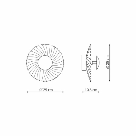 Kinkiet Sola Biały 1xG9 Light Prestige LP-0105/1W WH